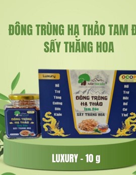 Đông Trùng Hạ Thảo Tam Đảo Sấy thăng hoa - Luxury 10 g x 2