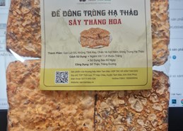 Đế nấm Đông trùng hạ thảo Tam Đảo sấy thăng hoa.